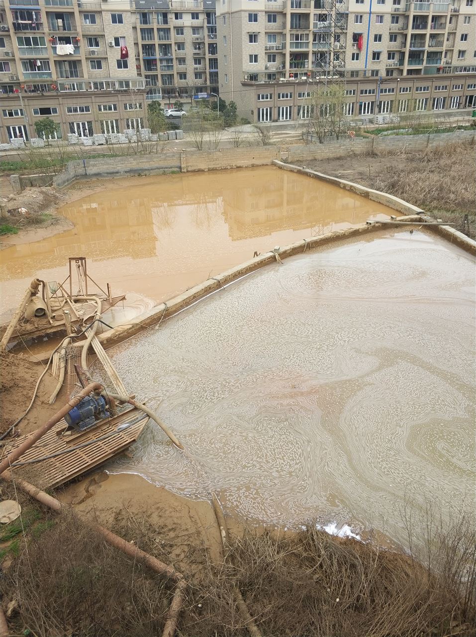 潍坊沉淀池淤泥清理-厂区废水池淤泥清淤